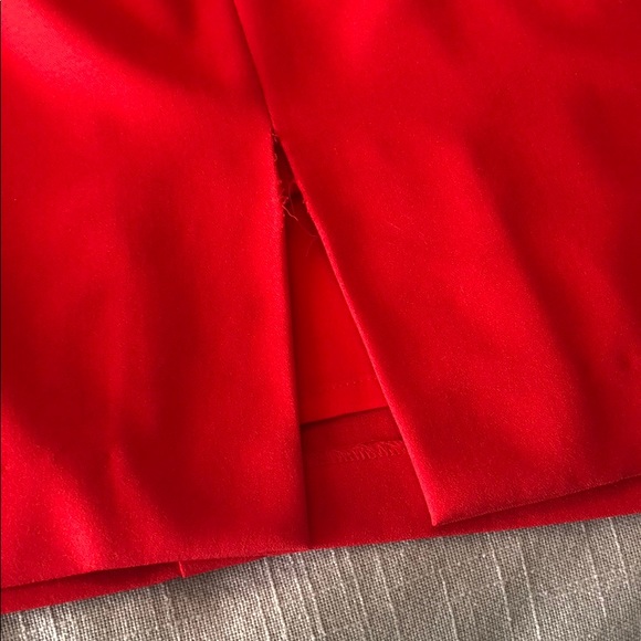 BCBG Maxazria Poppy Red Ida Peplum Dress - Picture 7 of 7